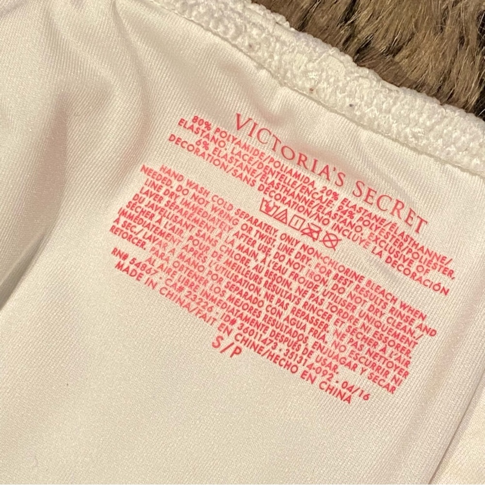 NWOT Victoria Secret Lace Up Crochet Bikini - Picture 8 of 8